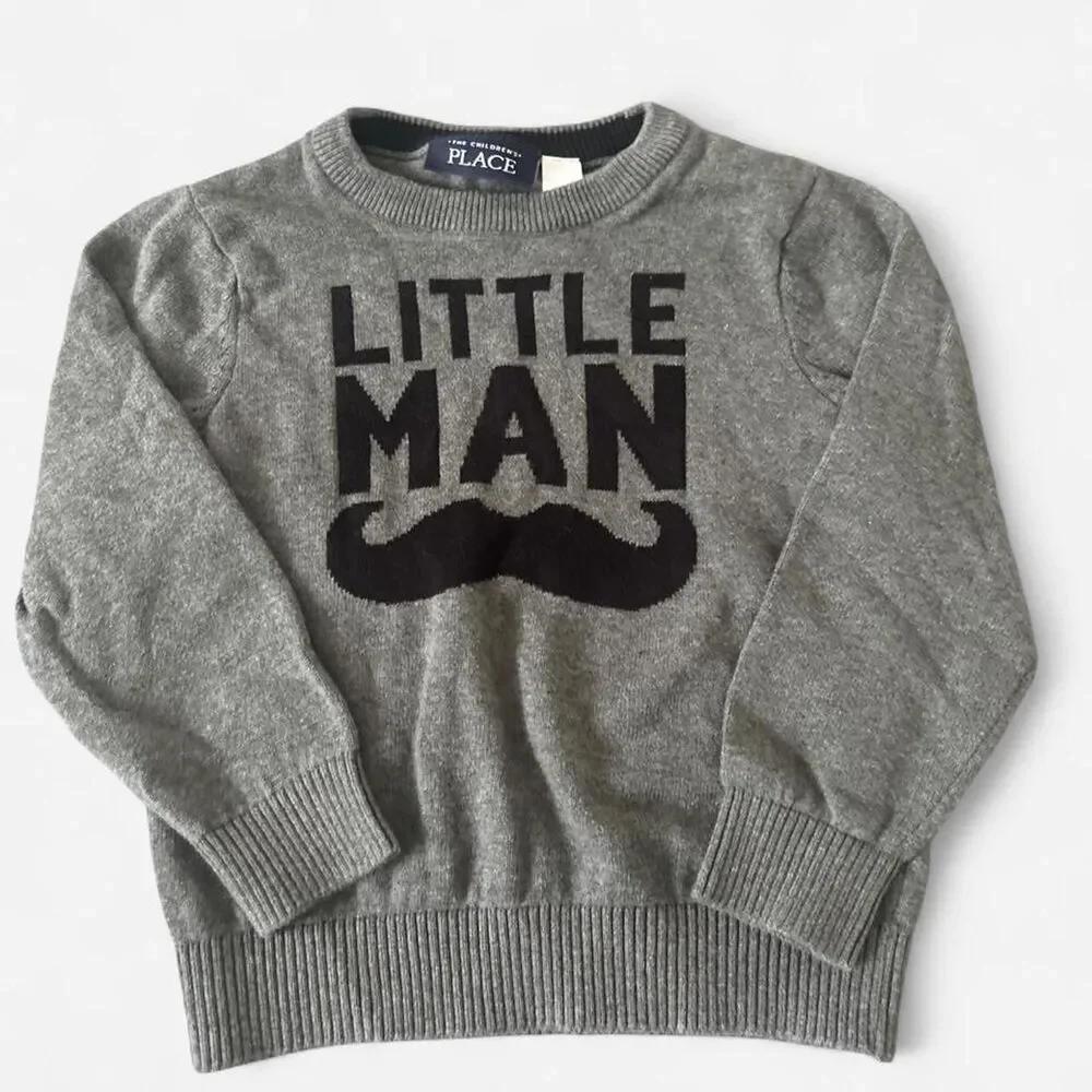 Toddler The Children's Place Gray Sweater